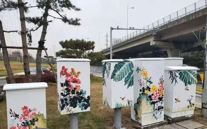 街頭配電箱變身“藝術(shù)品”，成為一道靚麗風(fēng)景線